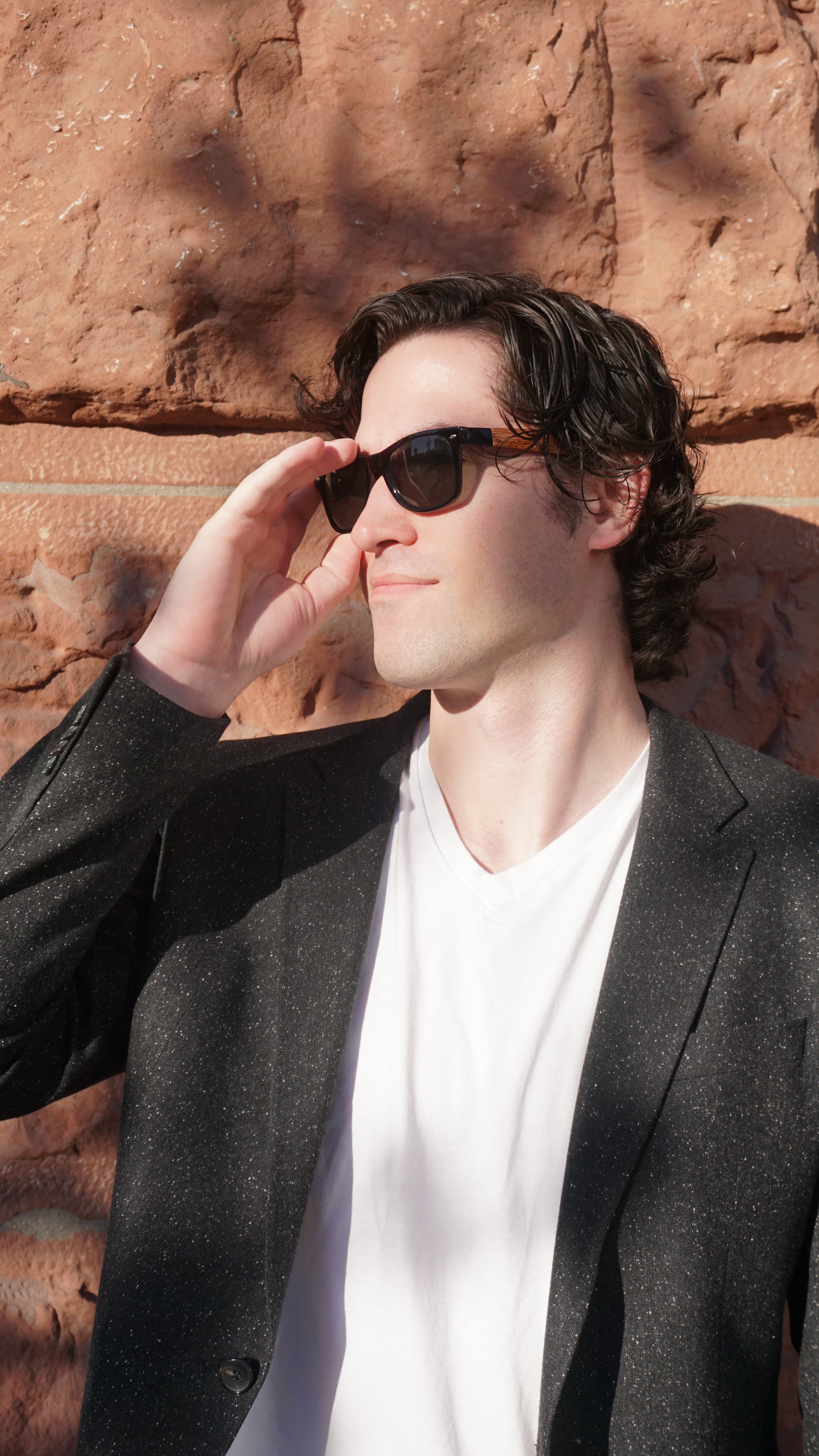 Seth Tippetts wearing sunglasses