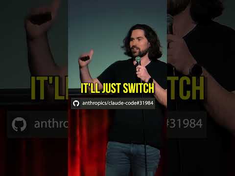 I found a bug in Claude Code #comedian #ai #claude #anthropic #standupcomedy